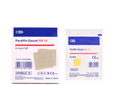 KSP Paraffin Gauze RS12 - 5 X 5cm 10 Pcs