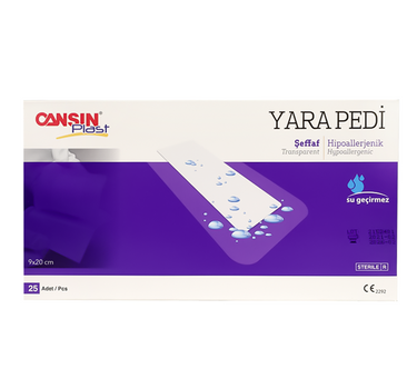 Cansin Plast Transparent Wound Dressing 9 X 20cm 25 Pcs