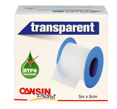 Cansin Plast Transparent Plaster 5m X 5cm 129T