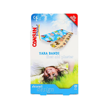 Cansin Plast First Aid Plaster Kids Design 20 Pcs
