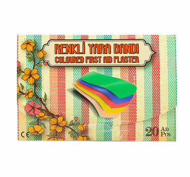 Cansin Plast Coloured First Aid Plaster Special Pack 20 Pcs