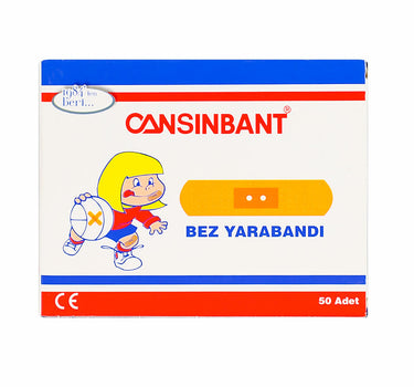 Cansin Bant Fabric First Aid Plaster 50 Pcs