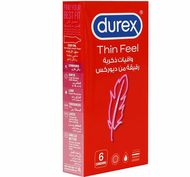 ديوركس واقي ذكري رقيق 6 قطعة