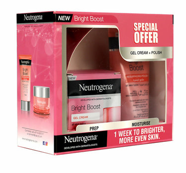 Neutrogena Bright Boost Gel Cream 50 ml + Polish 75 ml Offer