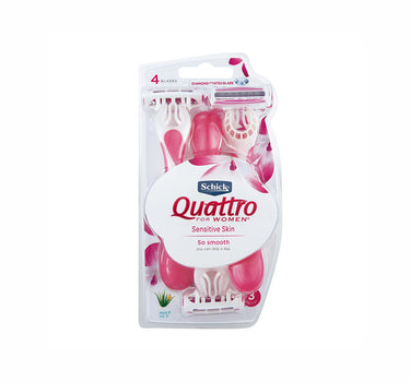Schick Quattro Women Disposable Razor 3 Pcs
