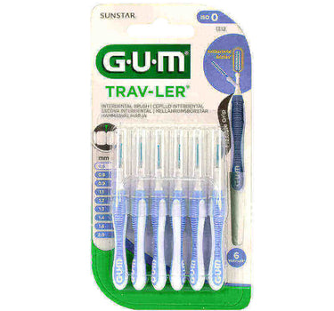 Butler Gum Trav-Ler Interdental Brush 0.6 mm 6 Pcs