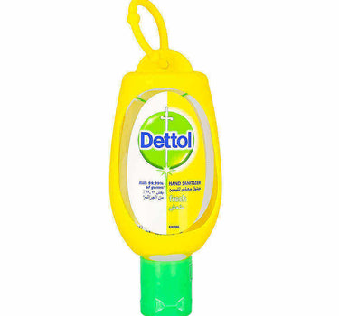 Dettol Hand Sanitizer Fresh With Yellow Hanger 50 ml