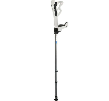 FDI Ergodynamic Elbow Crutch White With Black Grip (M) EDM 05/02 1 Pc