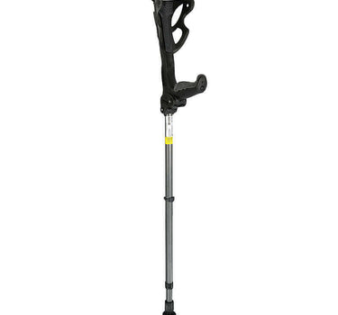 FDI Ergodynamic Elbow Crutch Black With Black Grip (S) EDS 02/02 1 Pc