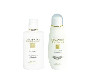 Cosmo White Body Lotion + Cosmo White Cleansing Milk Package