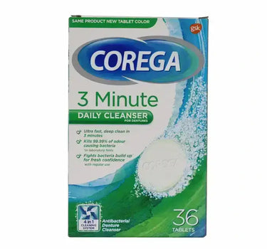 Corega Denture Daily Cleanser Tablets 36'S