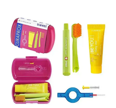Curaprox Travel Set (Toothbrush+ Toothpaste+ Interdental Brush)