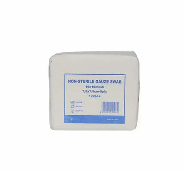 Non Sterile Gauze Swab 7.5*7.5 cm 100 Pcs