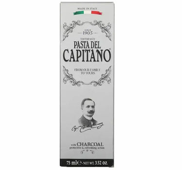 Pasta Del Capitano 1905 Charcoal Toothpaste 75 ml