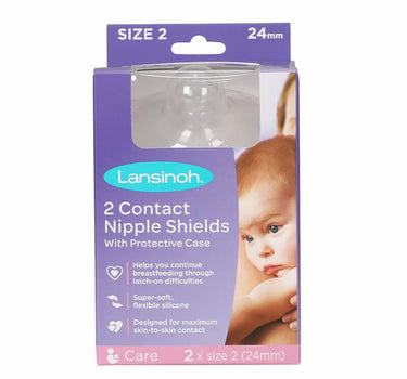 Lansinoh Contact Nipple Shields 24 mm 2 Pcs