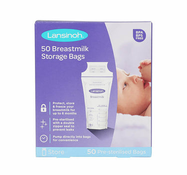 Lansinoh Breast Milk Storage Bags 50 Pcs