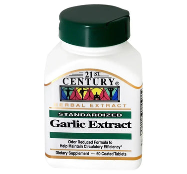 21st Century Heart-Healthy Garlic Extract, 60 Tablets