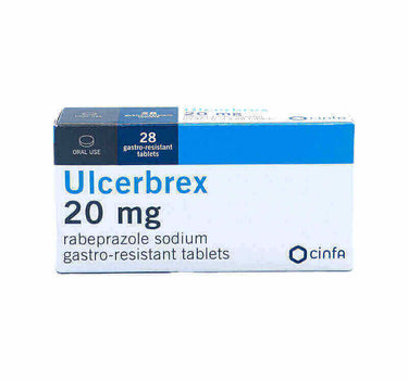 Ulcerbrex 20 mg Tabs 28'S for stomach acidity