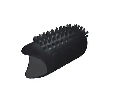 Melo Iko Natural Whitening Black Finger Toothbrush Medium 1 Pc