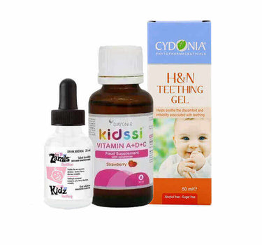 Kidz Teething + Dayonix Kidssi Vit A+D+C + H&N Teething- Dec-2022 Offer Package-06