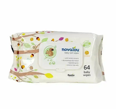 Novalou Baby Wet Wipes 64 Pcs