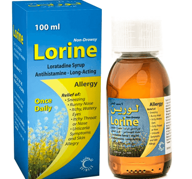 Lorine 5mg/5ml 100ml Syrup as Antihistamine