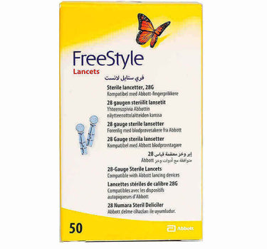 Free Style Lancets 50 Pcs