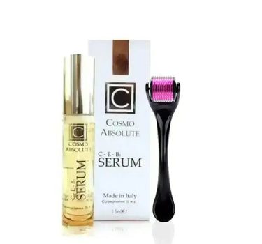 Cosmo Absolute C-E-B5 Serum + Derma Roller Package