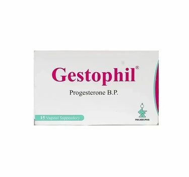 Gestophil Progesterone 15 Vaginal Suppositories