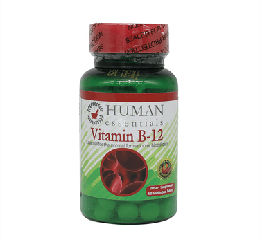 Human Essentials Vitamin B-12 2000 mcg Sublingual Tabs 60'S