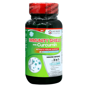 Human Essentials Immunity Shield with Curcumin Caps 30'S
