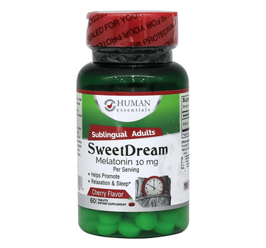 Human Essentials Sweet Dream Melatonin 10 mg Sublingual Tabs 60'S