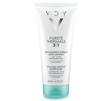 Vichy Purete Thermal 3in1 One Step Cleanser 200 mL to cleanse skin