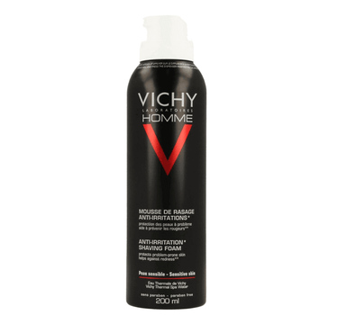 Vichy Homme Anti Irritation Shaving Foam 200 mL to soothe itching