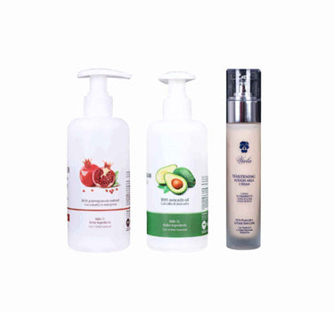 Moisturizing and lightening package from Viola