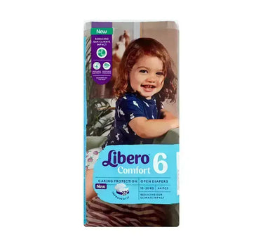 Libero Comfort 6 Junior 13-20 Kg Diapers 44'S For Children