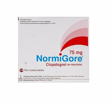 Normigore 75 mg 28 F/C Tabs