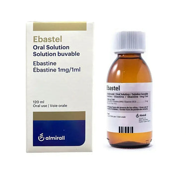 Ebastel 120ml syrup as Antihistamine