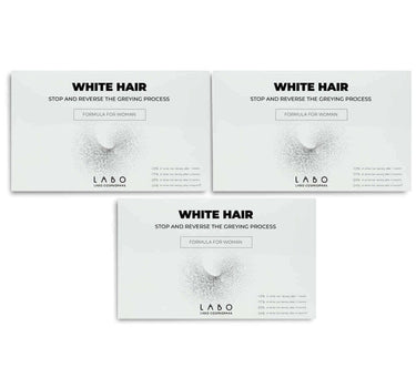 Triple Package Crescina White Hair Treatment Woman .20fl