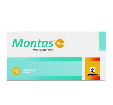 Montas 10 mg Tablets 28'S prophylactic from asthma