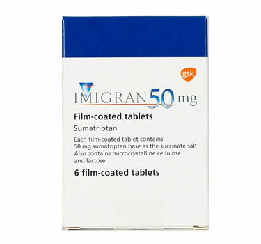 Imigran 50 mg Tabs 6'S For Migraine