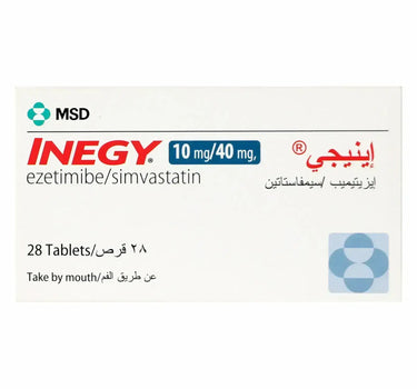 Inegy 10/40 mg Tabs 28'S Antihyperlipidemic