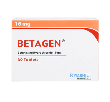 Betagen 16 mg Tabs 30'S for middle ear pain