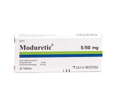 Moduretic 5/50 mg Tabs 30'S diuretic