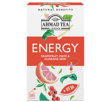 Ahmed Tea Energy & Vit B6 Tea Bags 20'S