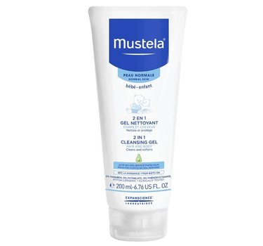 Mustela 2in1 Hair & Body Wash 200ml Hair-body cleansing
