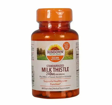 Sundown Milk Thistle 240 mg 60 Capsules