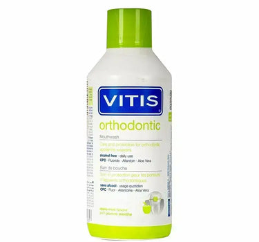 Vitis Orthodontic Mouthwash Apple Mint Flavour 500 ml 301-V01