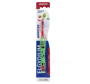 Elgydium Kids Monster 2-6 Years Toothbrush Soft 1 Pc