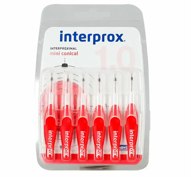 Interprox Mini Conical Red 1.0 mm 6'S